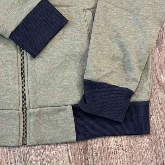 Olive Green ALF Zip Up Sweater - Picture 8 of 12